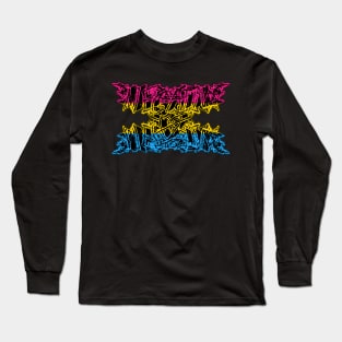 Negative Øhio Logo - Brutal Pan Pride Long Sleeve T-Shirt